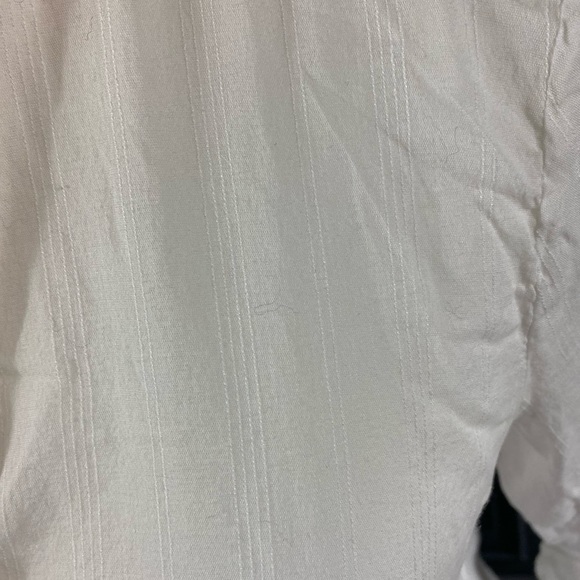 Anthropologie Splendid by Tracy Reese White Tunic Blouse - M - Picture 3 of 6